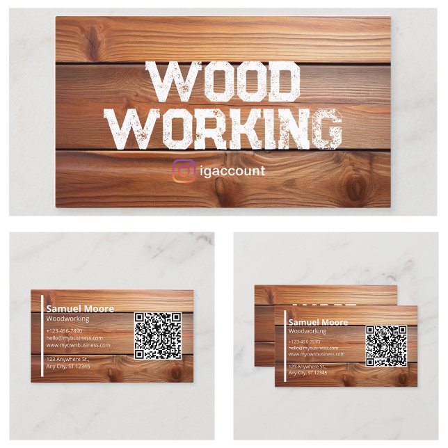 Berufliches Sägewerk Visitenkarte (Woodworking Professional Sawmill Business Card
)