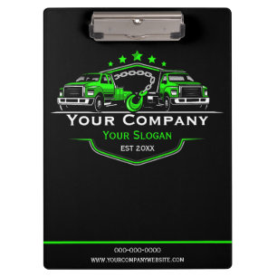 Berufliches Schleppunternehmen, Abschleppdienst Klemmbrett