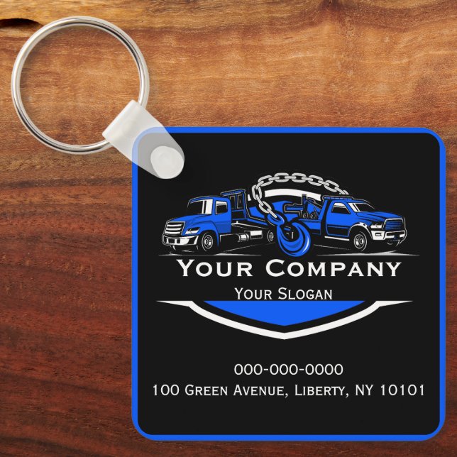 Berufliches Schleppunternehmen, Abschleppdienst Schlüsselanhänger (Vorderseite)