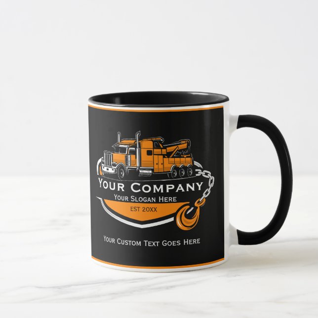 Berufliches Schleppunternehmen, Abschleppdienst Tasse (Rechts)