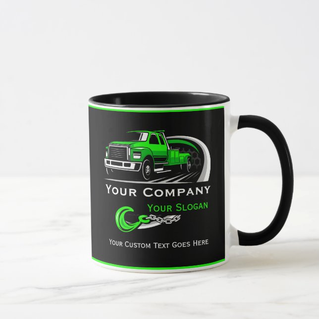 Berufliches Schleppunternehmen, Abschleppdienst Tasse (Rechts)