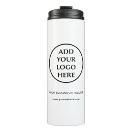 Berufliches Schlichtes Logo für Unternehmen Thermosbecher