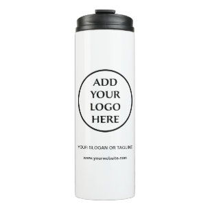 Berufliches Schlichtes Logo für Unternehmen Thermosbecher