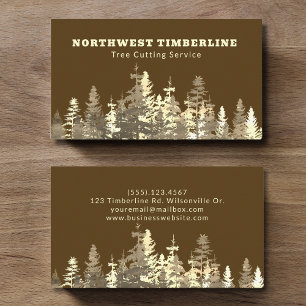 Berufliches Schneiden von Bäumen Visitenkarte