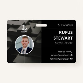 Berufliches Schwarzes Unternehmen Ausweis