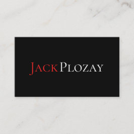 Berufliches Theater und Kunst Modernes Foto Visitenkarte