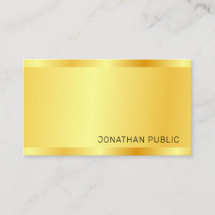 Berufliches Trendy Modernes Elegantes, einfaches D Visitenkarte