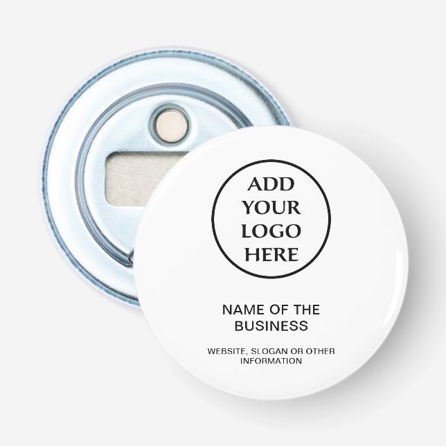 Berufliches Unternehmen Ihr Logo für Ihr Unternehm Flaschenöffner (Vorderseite)