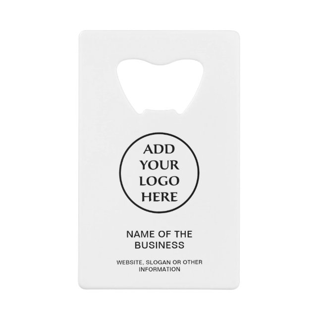 Berufliches Unternehmen Ihr Logo für Ihr Unternehm Geldbeutel Flaschenöffner (Vorderseite)