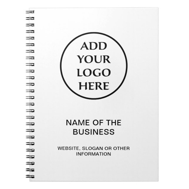 Berufliches Unternehmen Ihr Logo für Ihr Unternehm Notizblock (Vorderseite)