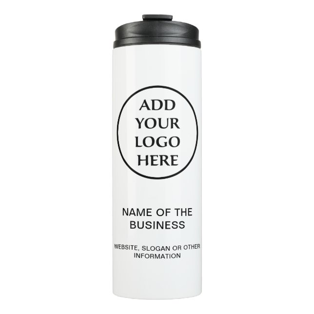 Berufliches Unternehmen Ihr Logo für Ihr Unternehm Thermosbecher (Vorderseite)
