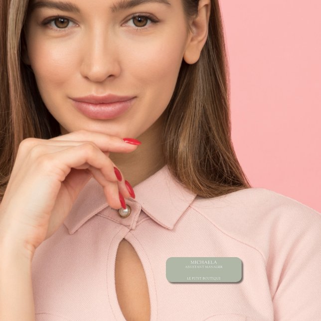 Berufliches Unternehmen mit einfachem Standort Namensschild (Von Creator hochgeladen)