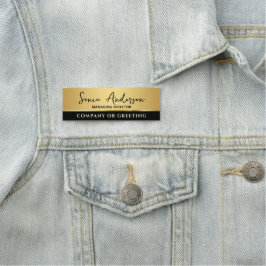 Berufliches Unternehmenswachstum Namensschild