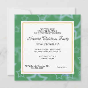 Berufliches Weihnachts-Party Einladung