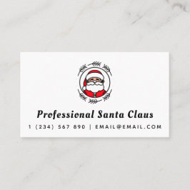 Berufliches Weihnachtsthema Classic Visitenkarte