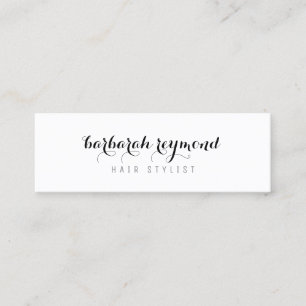 berufliches Weiß der minimalen Mini Visitenkarte