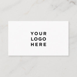 Berufliches Weiß Visitenkarte