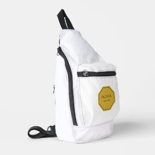 Berufliches weißes Sling-Bag mit benutzerdefiniert Crossbody Bag