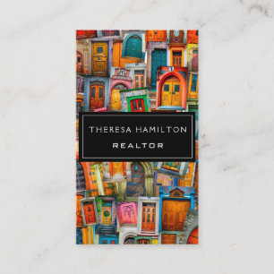 Berufliches wirkliches Anwesen-moderne klassische Visitenkarte