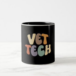 Berufserfahrung durch Vet Tech Proud Zweifarbige Tasse