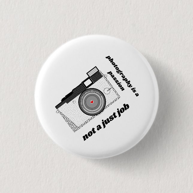 Berufsfotograf Button (Vorderseite)