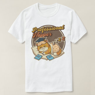Berufsschläfer, Katze T-Shirt