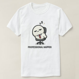Berufsschläfer - Süßer müder Charakter Büro T-Shirt