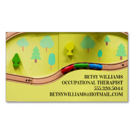 Berufstherapeut bei Zuhause Kids Toys Magnetische Visitenkarte