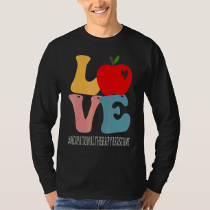 Berufstherapie-Assistent Liebt Groovy Zurück Zu T-Shirt
