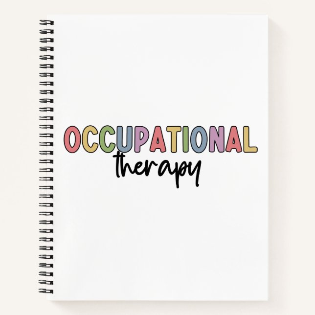 Berufstherapie OT Student Grad Geschenke Notizbuch (Vorderseite)