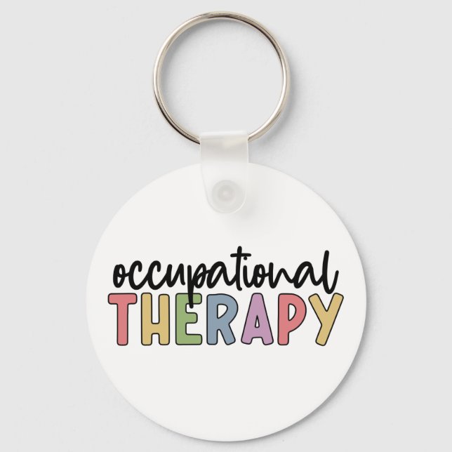 Berufstherapie OT Student Grad Geschenke Schlüsselanhänger (Vorderseite)