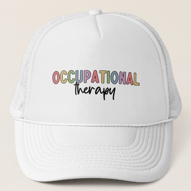 Berufstherapie OT Student Grad Geschenke Truckerkappe (Vorderseite)