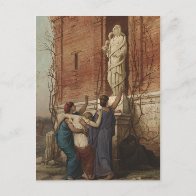 Berufung auf die Göttin Hygieia, 1862 Postkarte (Vorderseite)