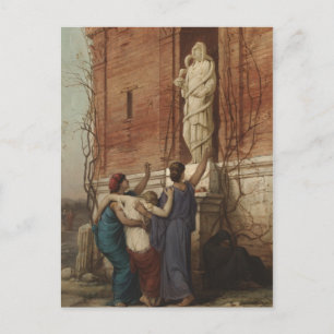 Berufung auf die Göttin Hygieia, 1862 Postkarte