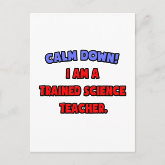 Beruhige dich .. Ich bin ausgebildete Lehrerin für Postkarte