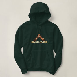 Beruhige dich! Spiegelbild-umgekehrte Typografie Hoodie