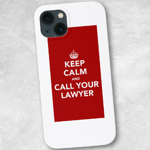 Beruhige dich und ruf deinen Anwalt an Case-Mate iPhone Hülle
