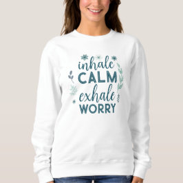 Beruhige Haut einatmen Sweatshirt