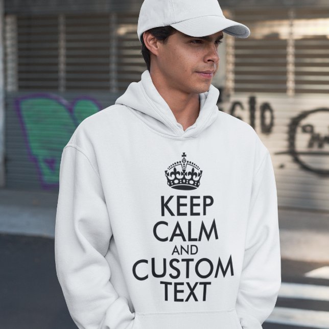 Beruhigen behalt und erstellen Sie Ihren eigenen T Hoodie (Von Creator hochgeladen)