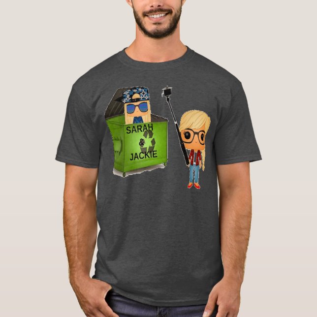 Beruhigen Hustlers Dumpster Diving Funny Fan T-Shirt (Vorderseite)