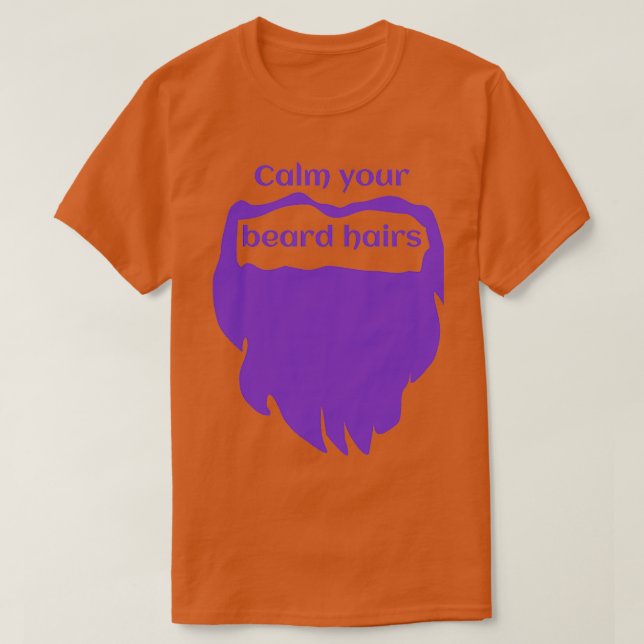 Beruhigen Sie Ihren Bären Lila Classic TShirt (Design vorne)