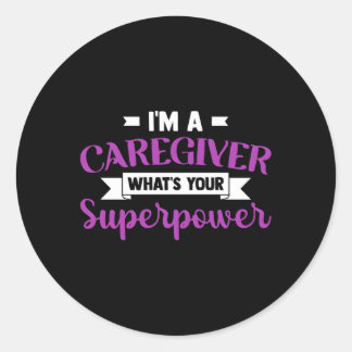 Beruhigend bin ich nur ein Fürsorger, wenn wir Ihr Runder Aufkleber