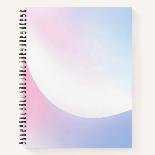 beruhigend und minimalistisch notizbuch (Vorderseite)
