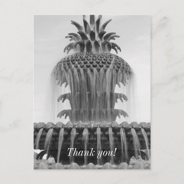 Beruhigende Ananas Postkarte (Vorderseite)