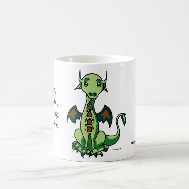 Beruhigende Drache-Tasse Tasse (Mittel)