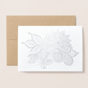 beruhigende Glückskarte Folienkarte