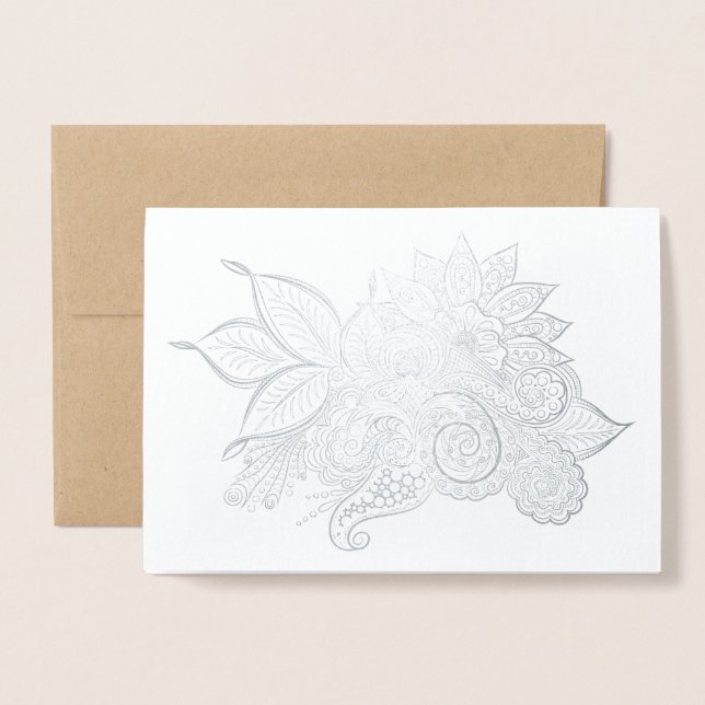 beruhigende Glückskarte Folienkarte (Vorderseite mit Umschlag)