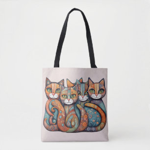 Beruhigende Katzen 3 Tragetasche