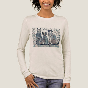 Beruhigende Katzen Tri-Blend-Shirt Tri-Blend Shirt