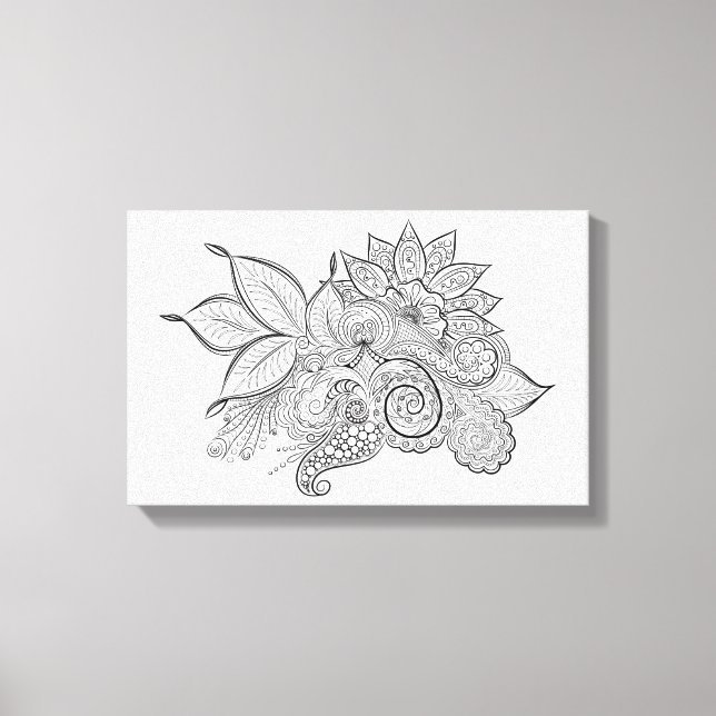 beruhigende Momente in eingepacktem Leinwand (Vorderseite)